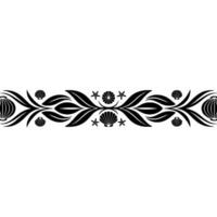 Oceanic Border Shells Stars Decorative Element vector