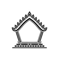 Geometric Archway, Minimalist, Sacred Symbol vector