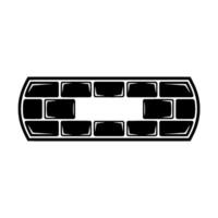 Geometric Brick Pattern, Minimalist, Modern Abstract vector