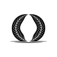 Elegant Laurel Emblem, Minimalist, Symbolic Achievement vector