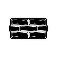 Minimalist Brick Stack - Solid Foundation vector