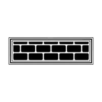 Geometric Brick Wall, Minimalist, Modern Texture vector