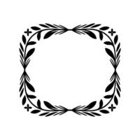 Elegant Olive Branch Wreath, Minimalist, Branches vector