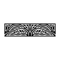 Intricate Celtic Branch Border, Elegant vector