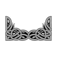 Intricate Celtic Knot Border, Vintage - Knotwork - Ornamental vector