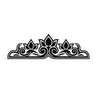 Elegant Floral Border, Vintage Element, - Minimalism vector