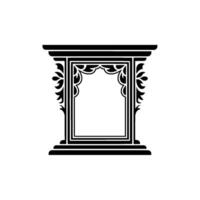 Ornate Frame, Vintage Elegance, Decorative Border vector