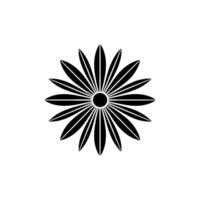 Minimalist Starburst Emblem, Modern Geometric vector