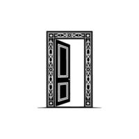 Ornate Portal, Mysterious Transition, Vintage Aesthetic vector