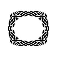 Intricate Celtic Frame, Vintage, Symbolic Border vector