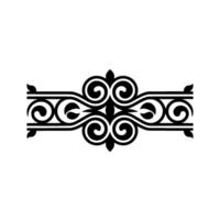 Elegant Swirl Border, Vintage Ornamentation, Decorative Element - Ornament vector