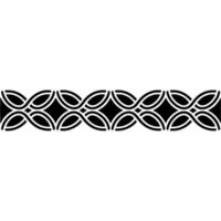 Elegant Celtic Border, Repeating Pattern, Vintage vector