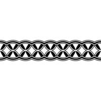 Geometric Loop Border, Minimalist vector