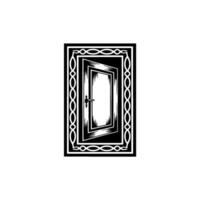 Ornate Doorway, Gothic Portal, Symbolic Transition vector