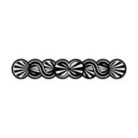 Geometric Spiral Pattern, Minimalist vector