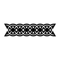 Intricate Celtic Knot Border, Vintage, Pattern - Knotwork vector