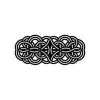 Intricate Celtic Knotwork, Minimalist vector