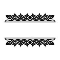 Intricate Celtic Border, Vintage, Decorative Element - Swirl vector