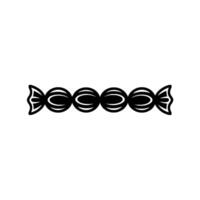 Circular Tribal Motif, Minimalist , Symbolic Sequence vector