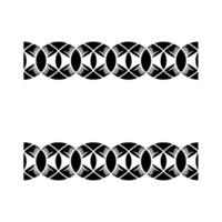 Geometric Pattern Border, Minimalist , Modern Motif vector