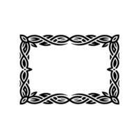 Intricate Celtic Frame, Vintage , Decorative Border - Ornament vector