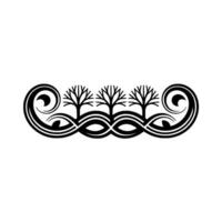 Intertwined Trees Celtic Symbol of Growth and Harmony vector