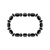 Minimalist Heart Bracelet, Geometric , Circular Motif vector