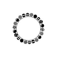 Circular Candy Pattern, Minimalist - Circle vector