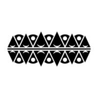 Geometric Tribal Pattern, Minimalist, Abstract Symmetry vector