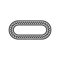 Minimalist Track Outline, Modern, Circular Rhythm vector