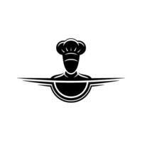 Culinary Minimalist Chef Emblem vector