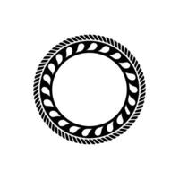 Intricate Circular Border, Geometric, Minimalist Emblem vector
