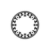 Intricate Circular Ornament, Vintage, Symbolic Motif vector