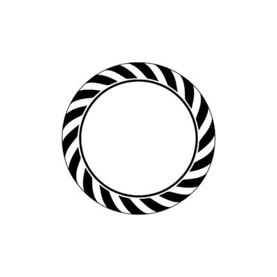 Minimalist Spiral - Modern Element