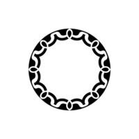 Intricate Celtic Circle, Minimalist, Symbolic Ornamentation vector