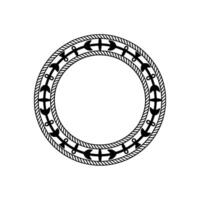 Intricate Circular Ornament, Vintage Border, Decorative vector