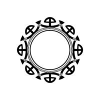 Nautical Celtic Frame, Vintage Element vector