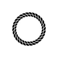 Intricate Woven Circle, Minimalist Emblem vector
