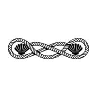 Intertwined Rope Shells - Symbolic Infinity vector