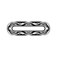 Intricate Celtic Frame, Minimalist, Ornament vector