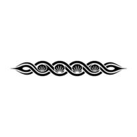 Intricate Oceanic Border, Elegant Tribal vector