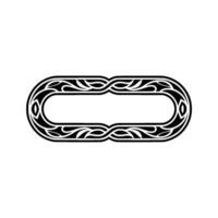 Intricate Celtic Frame, Vintage, Elegant Border - Ornament vector