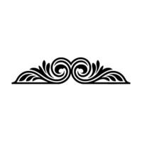Elegant Swirl Border, Vintage Decorative Element - Illustration vector