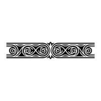 Intricate Celtic Border, Vintage Element, Swirl vector