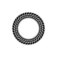 Minimalist Tire Outline, Circular, Modern Emblem, Circle vector