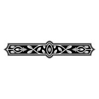 Intricate Celtic Border, Vintage Element - Symmetrical vector