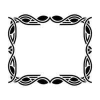 Intricate Celtic Frame, Vintage, Decorative Border - Ornate vector