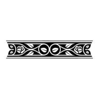 Intricate Celtic Border, Vintage Ornamentation, Decorative Element, Embellishment vector