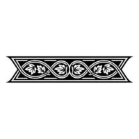 Intricate Celtic Border, Vintage Ornamentation - Stylized vector