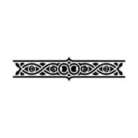 Intricate Celtic Border, Vintage Ornamentation, Decorative Element, Background vector